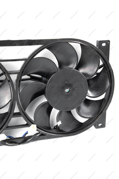 Вентилятор ВАЗ-21214 электрический в сборе с кожухом, 2 вент. тип Валее [5] Gamma GAMMA GMEMR-19125