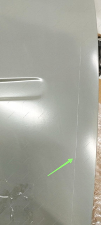 УЦЕНКА Дверь LADA Largus/RENAULT Logan 04-13 передняя правая (без отв.под молдинг) грунт ( Грубое замятие, несколько тычков ) Lada LADA 801004751R