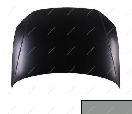 Капот крашеный VW POLO седан 15-20 (без отв. под эмблему) 7B - SILVER LEAF SIMYI SIMYI 6RU823031C-7B