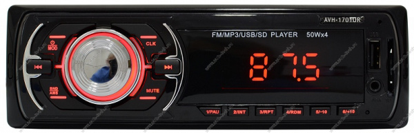 Ресивер ACES AVH-1701UR ( 4x50W, красные кнопки ) ACES ACES AVH-1701UR
