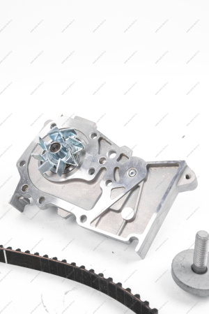 Ремень ГРМ+ ролик 22*D73 (самонатяжной) +водяной насос дв K7M Lada Largus (Gates KP15662XS) RENAULT 119A08413R