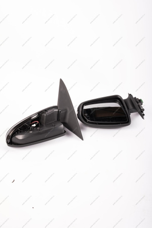 Зеркало LADA Vesta левое+ правое в сборе с накладкой под покраску электропривод , обогрев с повторит поворота в стиле Лексус (тонирован) к-т MIRR MIRR 8450008044+8450030954-тон