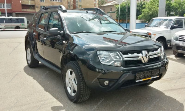 Бампер задний RENAULT Duster крашеный Черная жемчужина 676 2010- Api Api 850220033R-676