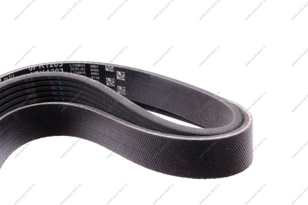 Ремень приводной генератора Logan, Largus 1,6л 16кл., Megane с ГУР без кондиционера 6-ручьевой GATES Gates 6PK1203