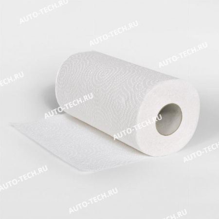 Салфетки TOR PAPER R2 White 38смх36см 2-слойные бумажные тисненые 40г/м2 в рулоне 216м (600шт) TOR 1206-0502
