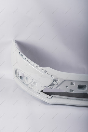 Бампер передний (FL) LADA GRANTA 2018- крашеный в цвет 240 Белое облако (белый) Lada LADA 8450103785-240