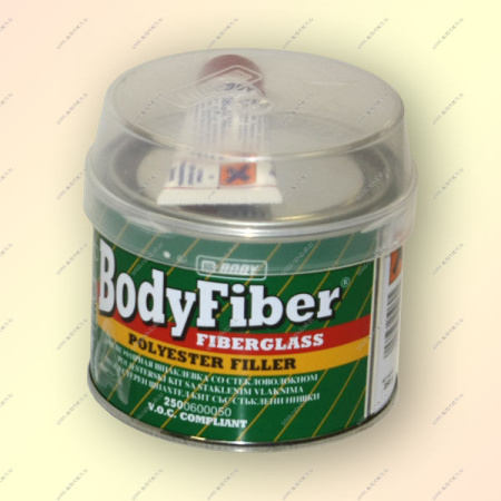 Шпатлевка 250 FIBER с стекловолкном 0.25кг Body Body 250.06.0005.0