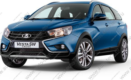 Дверь LADA Vesta SW Cross задняя левая крашеная 492 Блюз (темно-синий) АвтоВАЗ LADA 8450102346-492