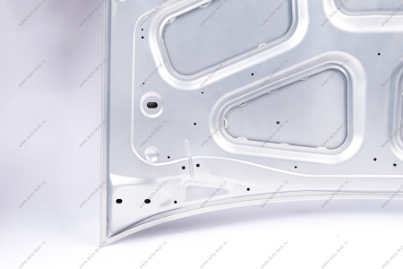 Капот RENAULT Logan/Рено Логан крашеный 632 Gris boreal Серебристый фаза 1 Начало НАЧАЛО 6001546685-632