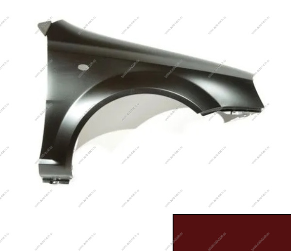 Крыло крашеное CHEVROLET LACETTI (SD/WGN) перед. прав (с отв. повт.) 70U - RED ROCK API Api 96548995-70U