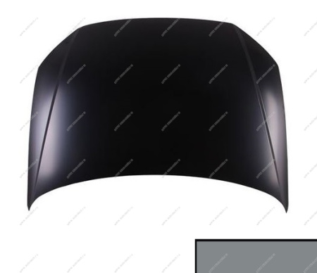 Капот крашеный VW POLO седан 15-20 (без отв. под эмблему) 8E - REFLEX SILVER SIMYI SIMYI 6RU823031C-8E