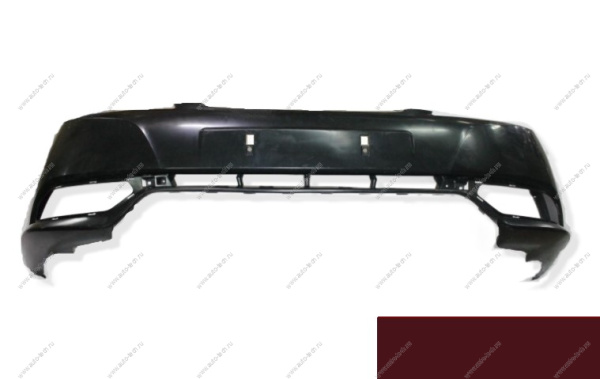 Бампер передний крашеный DAEWOO GENTRA GMJ, 74U - SPINEL RED TYG TYG 95076736-GMJ