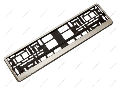 РАМКА НОМЕРНОГО ЗНАКА ПЛАСТМАССОВАЯ ХРОМ  SPL-17