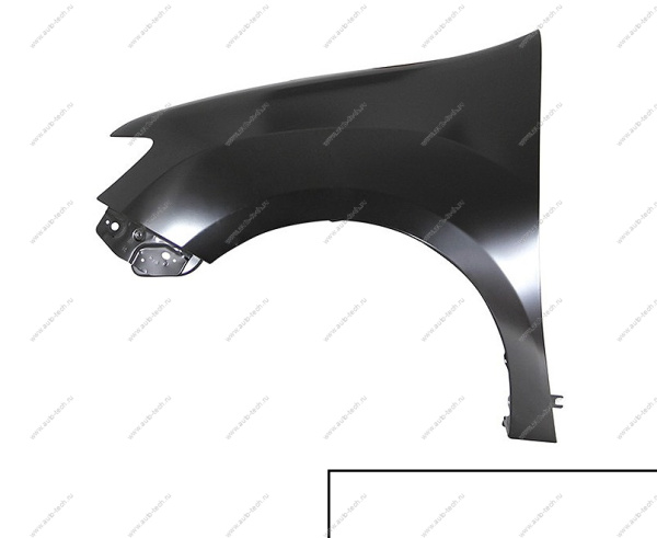 Крыло переднее левое RENAULT Sandero Stepway 2014- крашеное Blanc glacier 369 Белый лед Renault RENAULT 631015919R-369-ориг