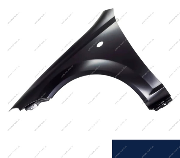 Крыло крашеное CHEVROLET LACETTI (хетчбек) перед. левое (с отв. под повт.) 15U - IMPERIAL BLUE API Api 96548951-15U