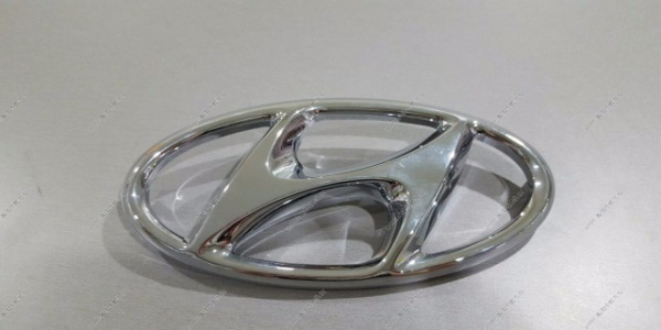 Эмблема решетки радиатора HYUNDAI Solaris 2014-2017 Hyundai Hyundai/KIA 863594L500
