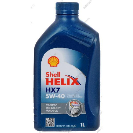 Масло моторное SHELL Helix HX-7 5W40 1 л SHELL 550040340