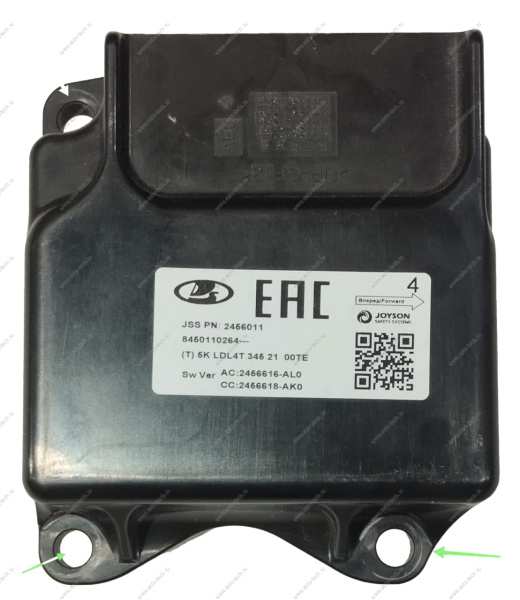 Блок управления системы надувных подушек безопасности ВАЗ-2190 (2-ПОДУШКИ) Lada LADA 8450110264