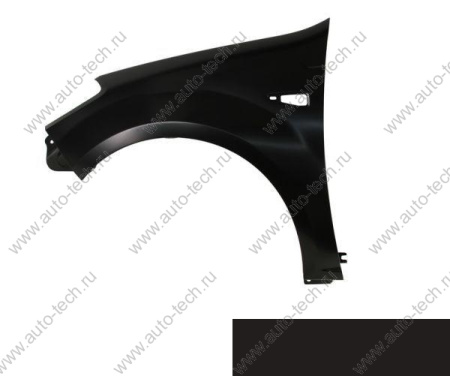 Крыло левое RENAULT Sandero крашеное Noir nachre 676 Черная жемчужина Renault  6001551025-676