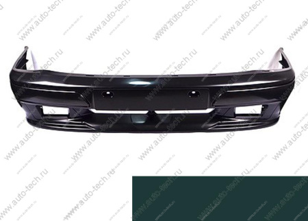 Бампер передний ВАЗ-2115 крашеный под ПТФ (с серой полосой) 360 Сочи Технопласт  21130-2803015-360