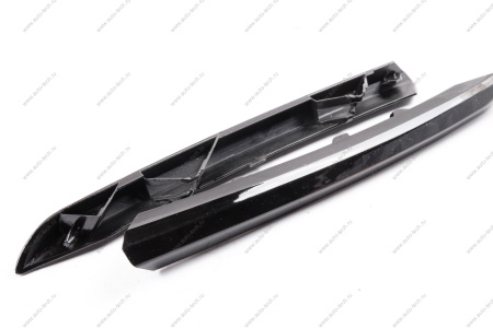 Молдинг переднего бампера к-т 4шт (черный глянец) LADA Vesta FL Россия Россия 8450040050+51+52+53 черны