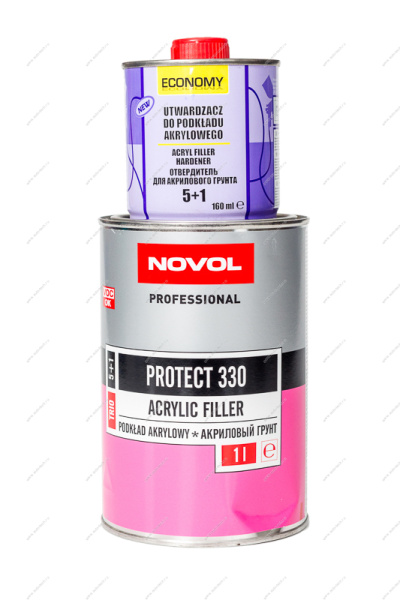 Novol Грунт PROTECT 330 TRIO 5+1 белый (1л+0,2л отв. H5520) к-т Novol 37331