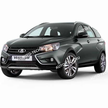 Бампер задний LADA Vesta SW Cross/Cross седан крашеный(без 8450031033 и 8450032362) 496 Фантом (серо-голубой) LADA LADA 8450031032-496