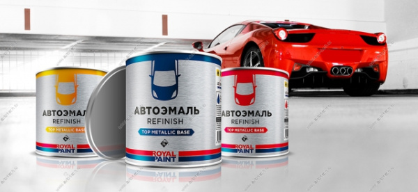 ROYAL PAINT DAE Моракано-синий 1л ROYAL GCT