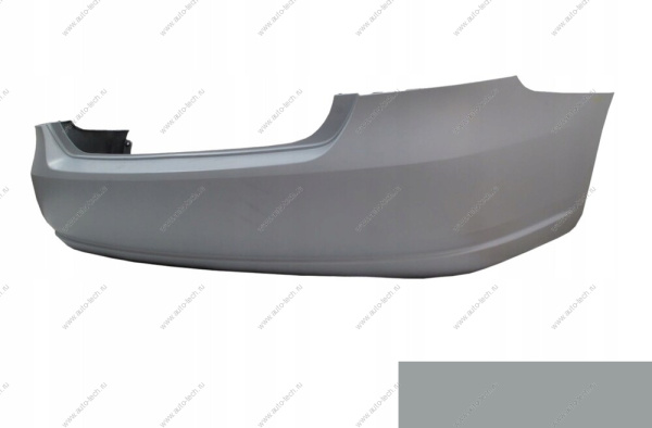 Бампер задний крашеный VOLKSWAGEN POLO (седан) 2010-2015 (LD1Y - Platinum Metallic) Россия Россия 6RU807421BGRU-LD1Y