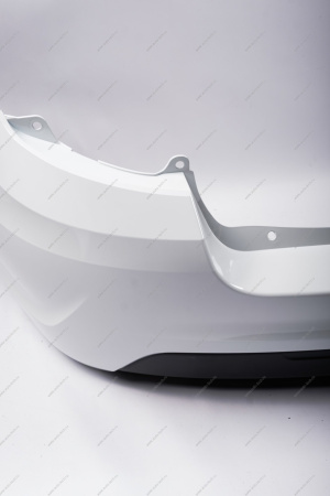 Бампер задний (FL) LADA GRANTA 2018- (седан) краш в цвет 221 Ледников (белый) низ не краси Кампласт Кампласт 8450103787-221