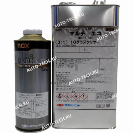 NIPPON PAINT Лак 3*1 nax Multi Eco 8л+отвердитель (SJB129 № 20 стандартный )3л к-т NIPPON PAINT SJA481