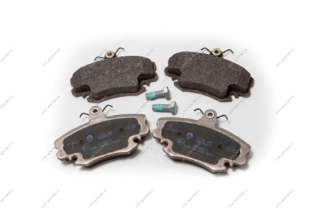 Колодки тормозные передние LADA Largus/Logan 04-/Sandero 08-/Clio 91- 8 кл. к-т 1коробка с 4 шт. с датчиком универсал (с усиками) ASAM-SA ASAM-SA 30094