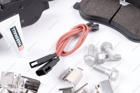 Тормозные колодки дисковые передн. Ford Transit VIII 13- (с задними одинарными шинами) MARSHALL Marshall M2625602