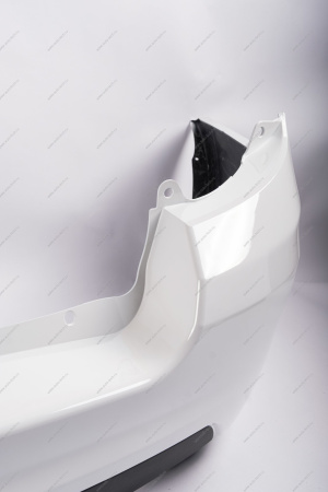 Бампер задний (FL) LADA GRANTA 2018- (седан) крашеный в цвет низ не красится 240 Белое облако (белый) (без отв под парктроник) АвтоВАЗ LADA 8450103787-240-с полосой