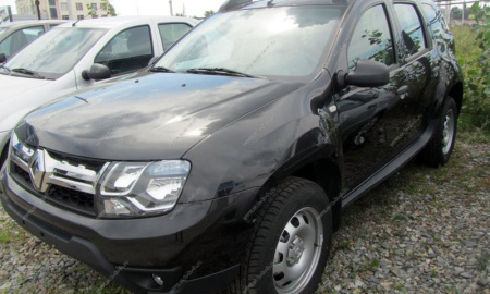 Бампер передний RENAULT Duster крашеный Темный каштан D17 без отв под птф 2010-2014 Api Api 620220025R-D17