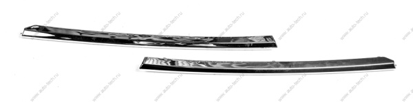 Хром решетки радиатора Renault Fluence/Рено Флюенс (пласт 2 шт.) Renault RENAULT 622564419R