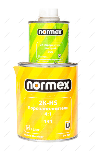 NORMEX 2K HS Грунт порозаполнитель(141) 4*1 1л + отв.(800) 0,25л  928619174