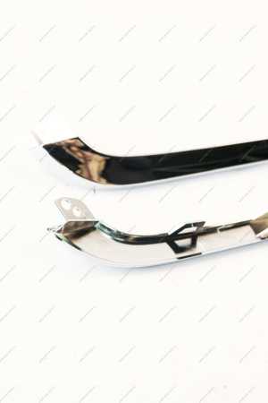 Молдинг (FL) LADA GRANTA/Cross 2018- переднего бампера комплект 4 шт хром(качество оригинала) Россия Россия 8450100990/91/92/93 хром