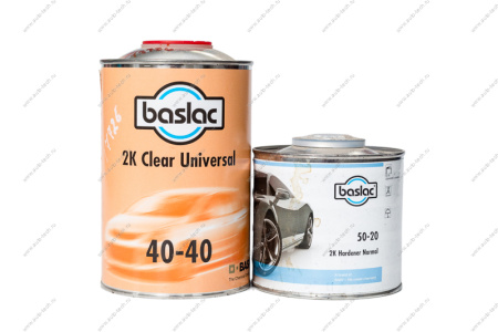 Лак 2K-HS 40-40 0.986 KG 1л+отвер.50-20 .0.499 стан 0.5л BASLAK BASLAK 56520672