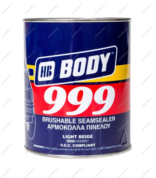 Герметик 999 кузовной окр,бежевый 1л (под кисть) Body Body 999.03.0000.1