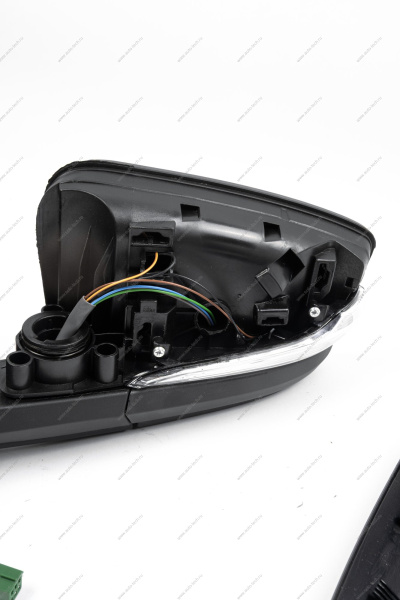 Зеркало боковое левое, с электроприводом, обогревом, указателем поворота (под покраску) ВАЗ-2191 (в упаковке Автотехпром) Lada LADA 21910820100520