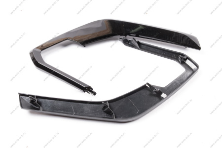 Молдинг переднего бампера к-т 4шт (черный глянец) LADA Vesta FL Россия Россия 8450040050+51+52+53 черны