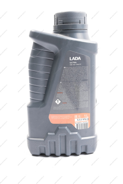 Масло моторное LADA ULTRA 5W-40, SN/CF синтетическое 1л Lada LADA 88888R05400100