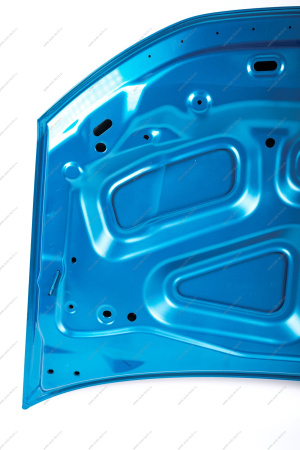 Капот LADA Largus (FL)/Cross (FL) крашеный в цвет 498 Лазурно синий ( Cеребристый темно-синий), герметик только по шву Lada LADA 8450013078-498