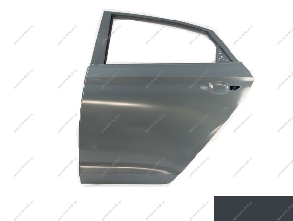 Дверь задняя левая крашеная HYUNDAI SOLARIS 2017- (U4G - URBAN GRAY) Китай CHINA 77003H5000-U4G