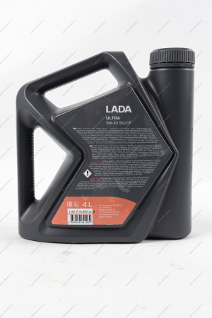 Масло моторное LADA ULTRA 5W-40, SN/CFсинтетическое 4л Lada LADA 88888R05400400