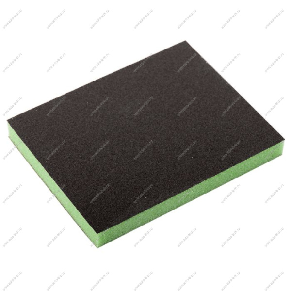 Siasponge soft губка двусторон 20-7983 98*120*13мм,superfine, P600,зеленая Sia 0070.1232.01.09
