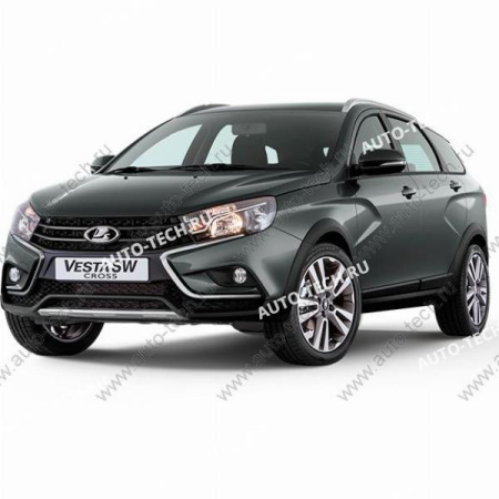 Крыло переднее левое LADA Vesta SW Cross крашеное 496 Фантом (серо-голубой) Lada LADA 8450102331-496