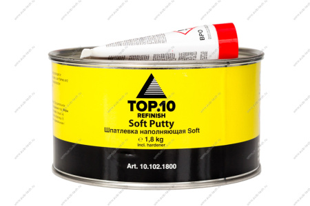 TOP 10 Шпатлевка Soft 1.8 кг п/е TOP 10 101021800