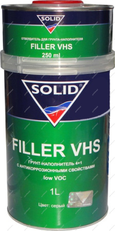 SOLID Грунт FULLER HS 2к 4+1 серый 800+отвер200 мл Solid 332.0803
